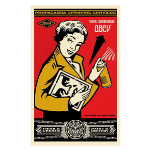 Obey Propaganda Spraying Services Sticker