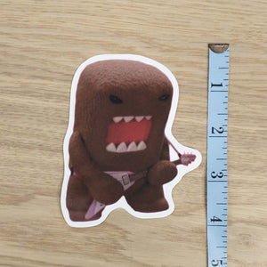 Domo Rocking a Flying-V Sticker