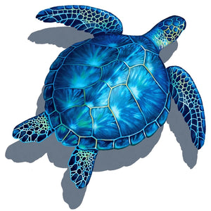 Blue Sea Turtle Sticker