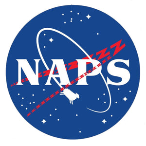 Naps NASA Parody Sticker