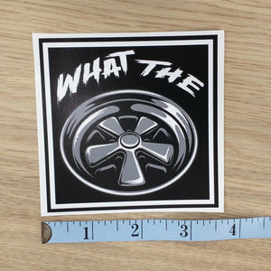 What The Fuch Porsche Wheel Sticker
