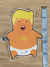 Load image into Gallery viewer, Baby Trump with Diaper and Cell Phone Sticker
