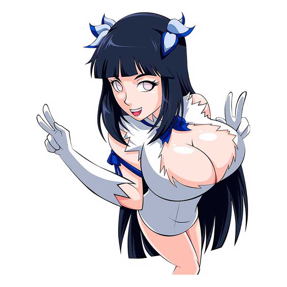 Cute Naruto Inspired Hinata / Hestia Anime Sticker – Buy Stickers Here