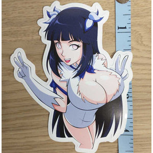 Cute Naruto Inspired Hinata / Hestia Anime Sticker