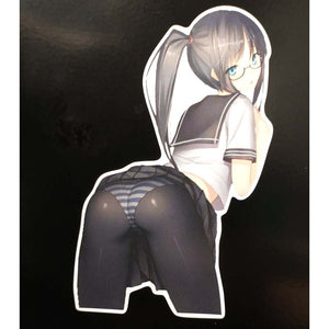 Cute Anime Schoolgirl Sticker