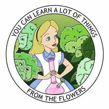 Load image into Gallery viewer, Alice Learn from the Flowers Sticker
