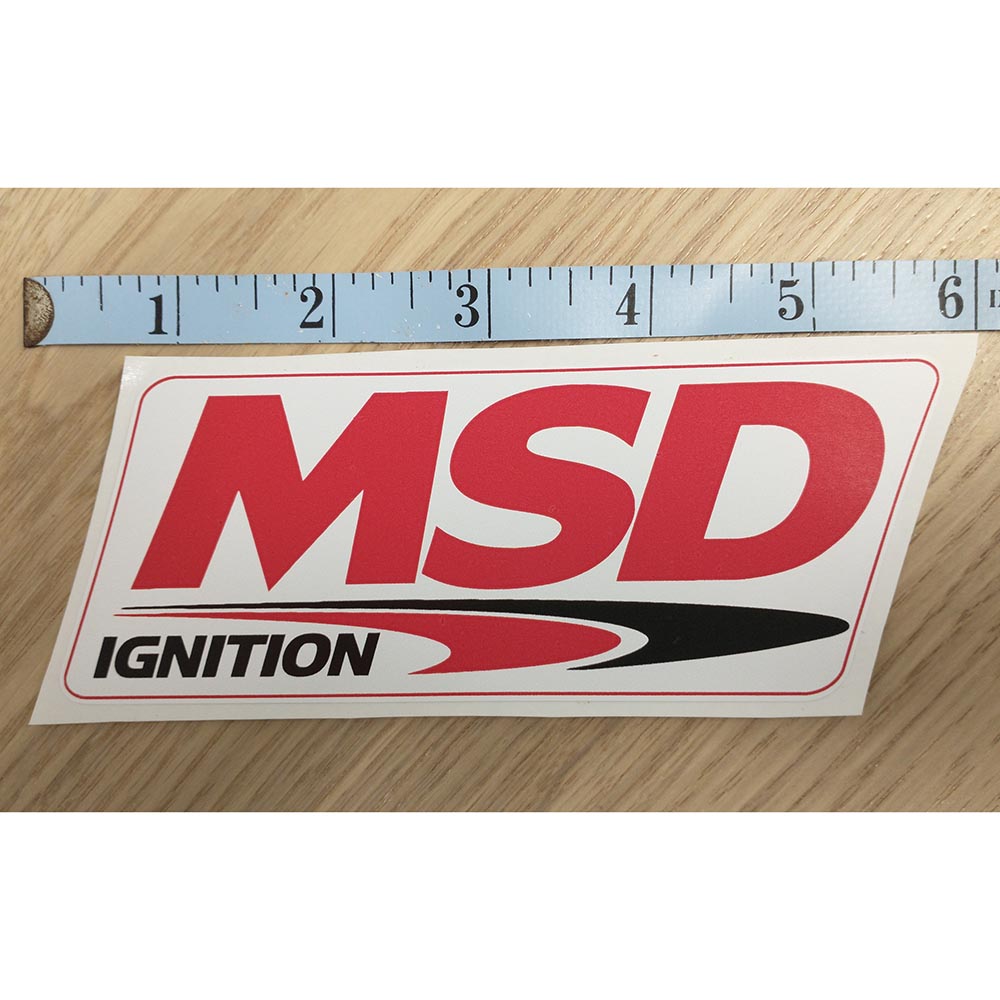 MSD Ignition Sticker