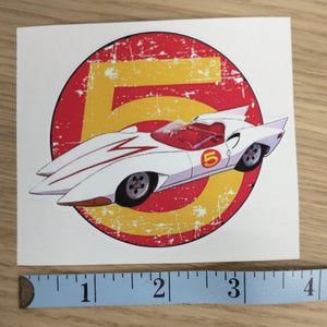 The Mach 5 Sticker