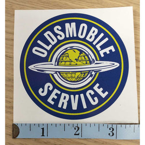 Oldsmobile Service Sticker