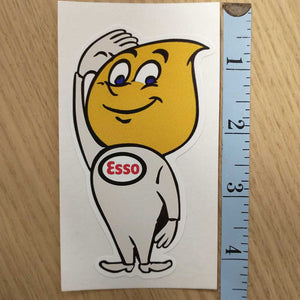 Esso Retro Oil Man Sticker