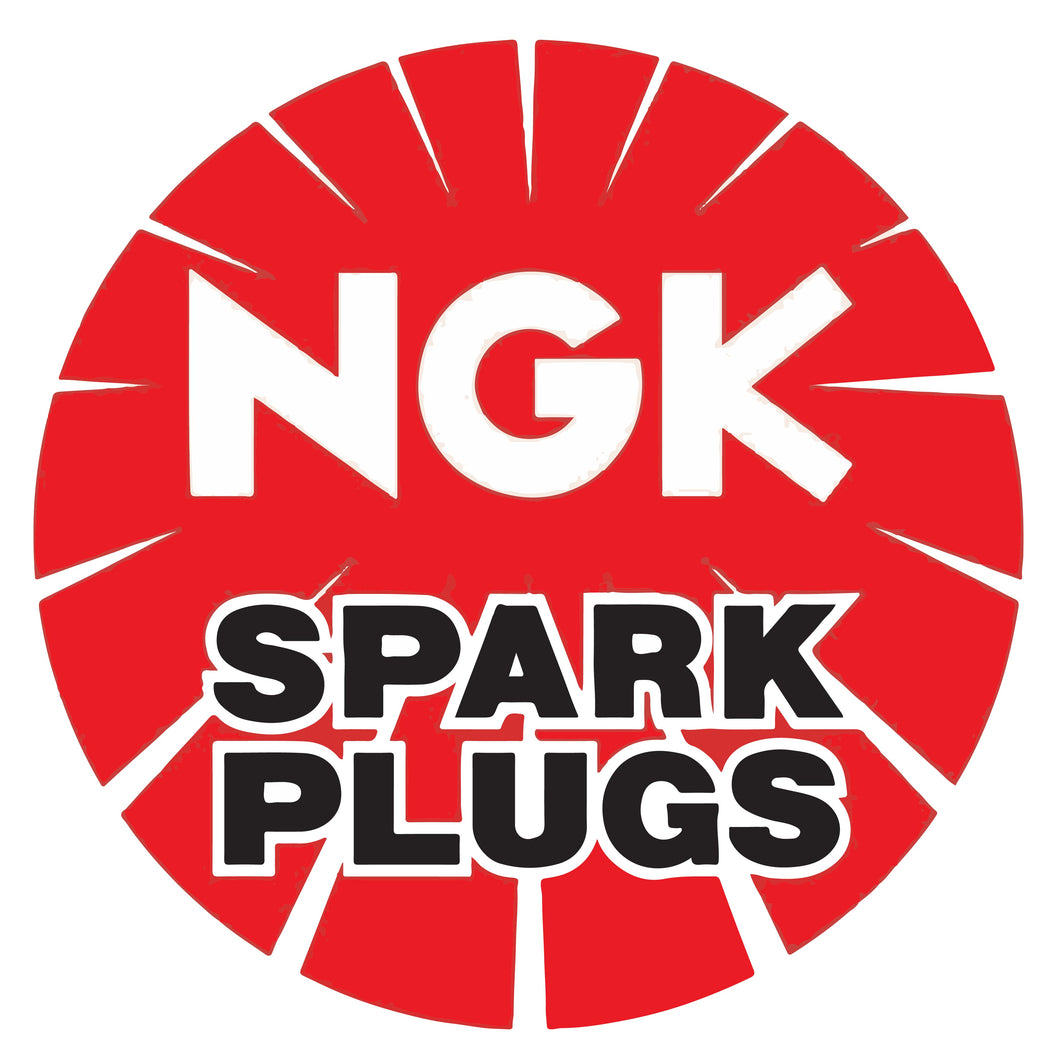 NGK Spark Plugs Round Sticker