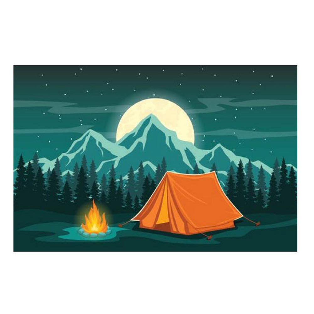 Camping Sticker