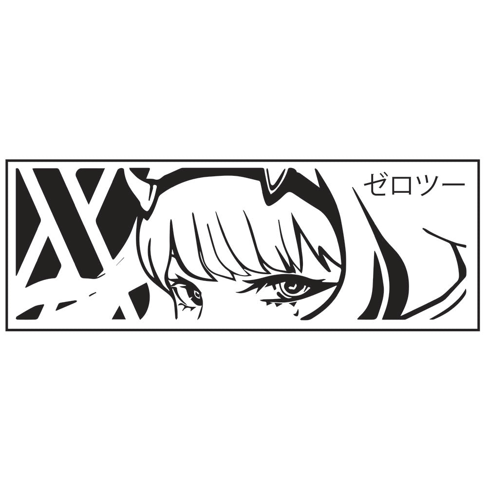 Mona Peeker Peeking Waifu Anime Slap On Bumper Sticker sexy girl JDM ass |  eBay