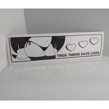 Load image into Gallery viewer, Thick Thighs Save Lives Sticker

