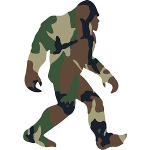 Sasquatch Camo Sticker