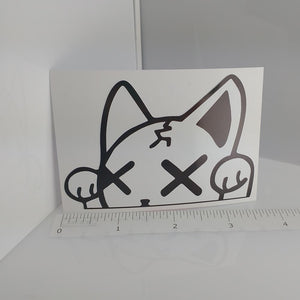 Maneki Neko Ghost Cat Sticker