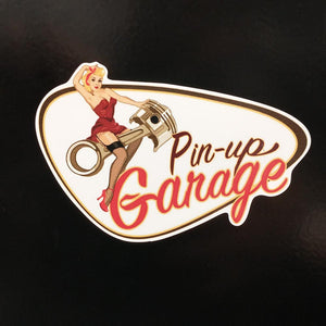 Pin Up Garage Retro Sticker